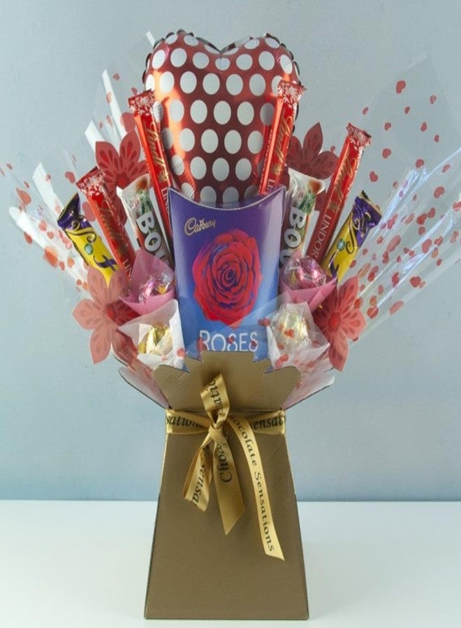 Oasis Pack of 5 | Red | Porto Flower Bouquet Boxes | Premium Cardboard Floral Gift Boxes | Elegant Reusable Packaging for Bouquets, Hampers & Events - Image 4